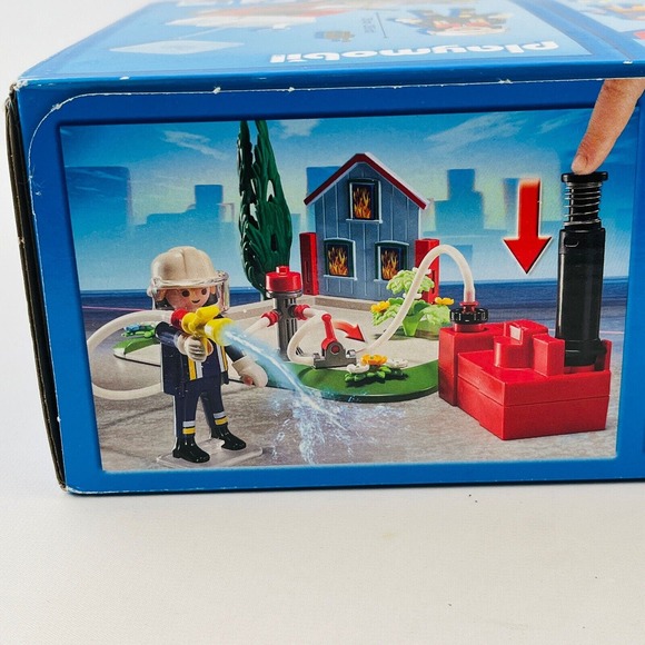 Playmobil 5169 City Action Fire Rescue w/Bonus Quad 40th Anniversary Compact Set - Picture 8 of 9